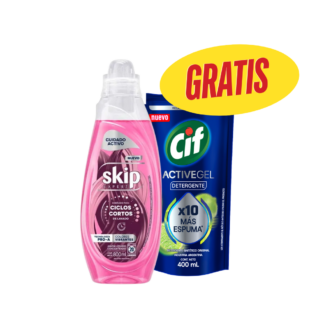 Jabón Skip Líquido Ciclo Corto Cuidado Activo 800 ml