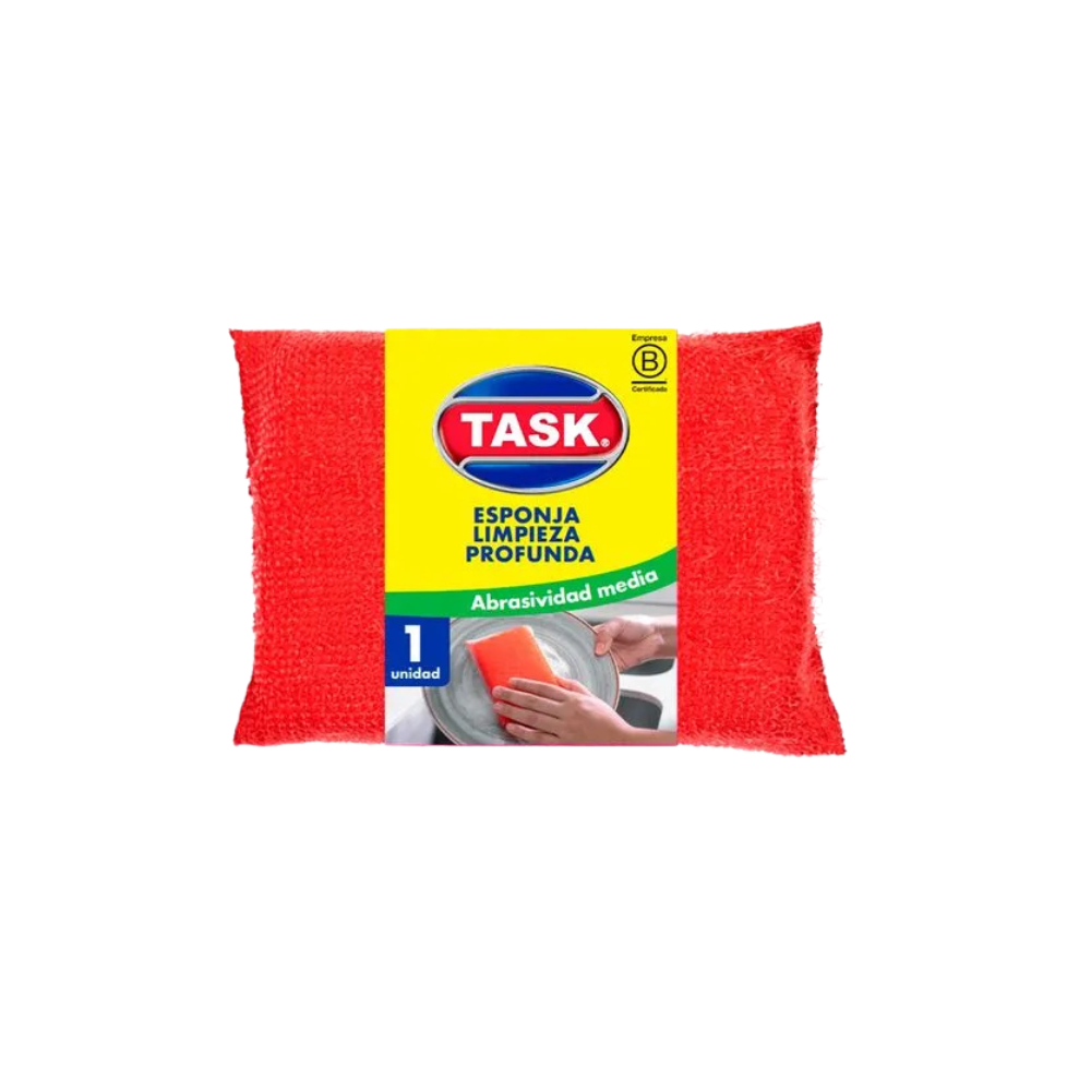 Esponja Task Acero Limpieza Profunda