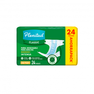 Pañal Plenitud Classic Ahorro XG x 24 un