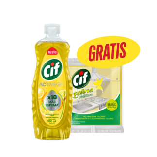 Detergente Cif Activegel Limón 500 ml