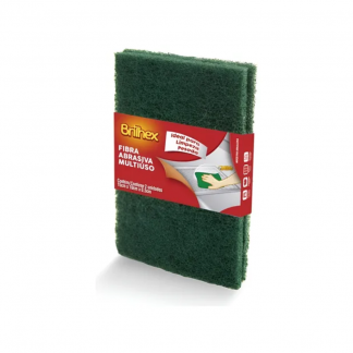 Esponja Brilhex Fibra Abrasiva Multiuso x 2 unidades
