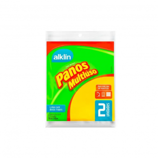 Paño Alklin Amarillo Multiuso x 2 unidades