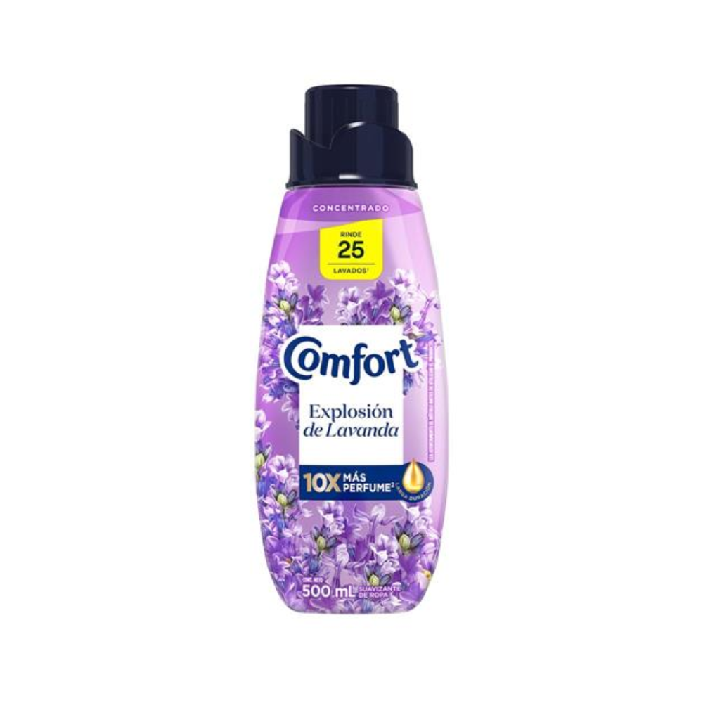 Suavizante Comfort Concentrado Explosión de Lavanda 500 ml