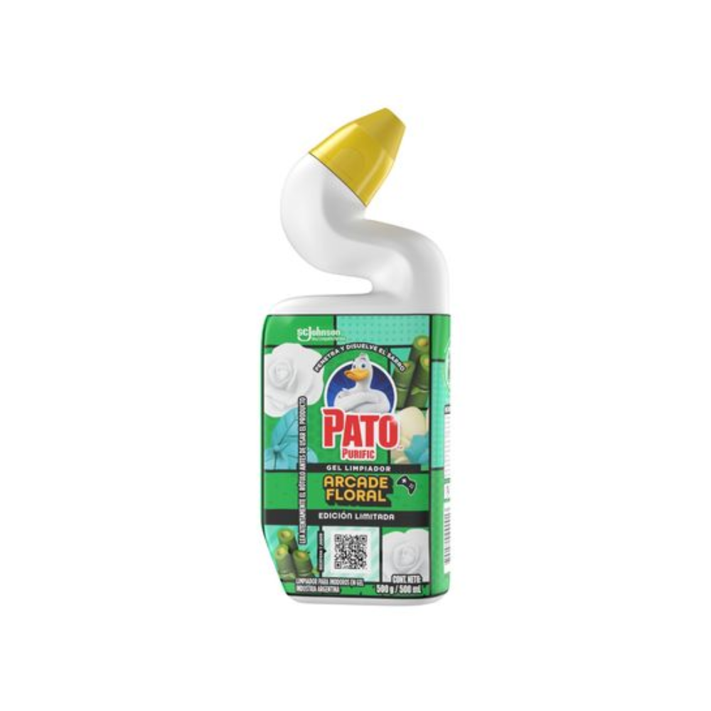 Pato Purific Gel Limpiador Arcade Floral Destructor de Sarro 500 ml