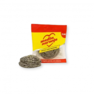 Esponja Media Naranja de Acero Inoxidable 12 gr