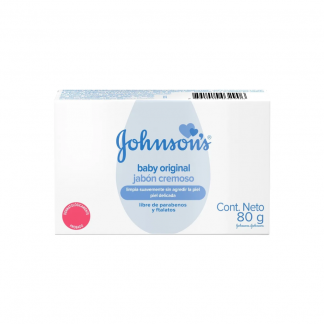 Jabón Johnson’s Baby Cremoso Original 80 gr