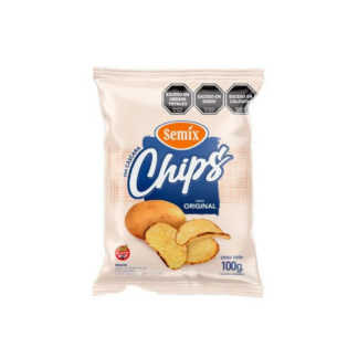 Papas Semix Chips Original con Cáscara 100 gr
