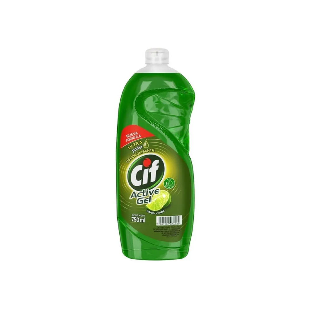 Detergente CIF ActiveGel Limón 750 ml