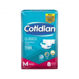 Pañal Cotidian Clásico M x 8 unidades