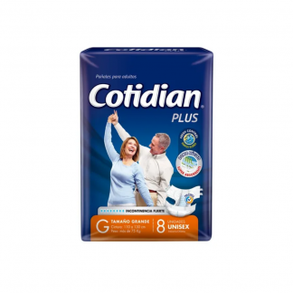 Pañal Cotidian Plus G x 8 unidades