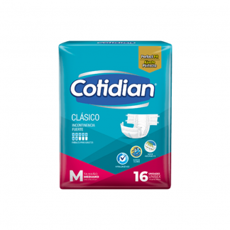 Pañal Cotidian Clásico M x 16 unidades