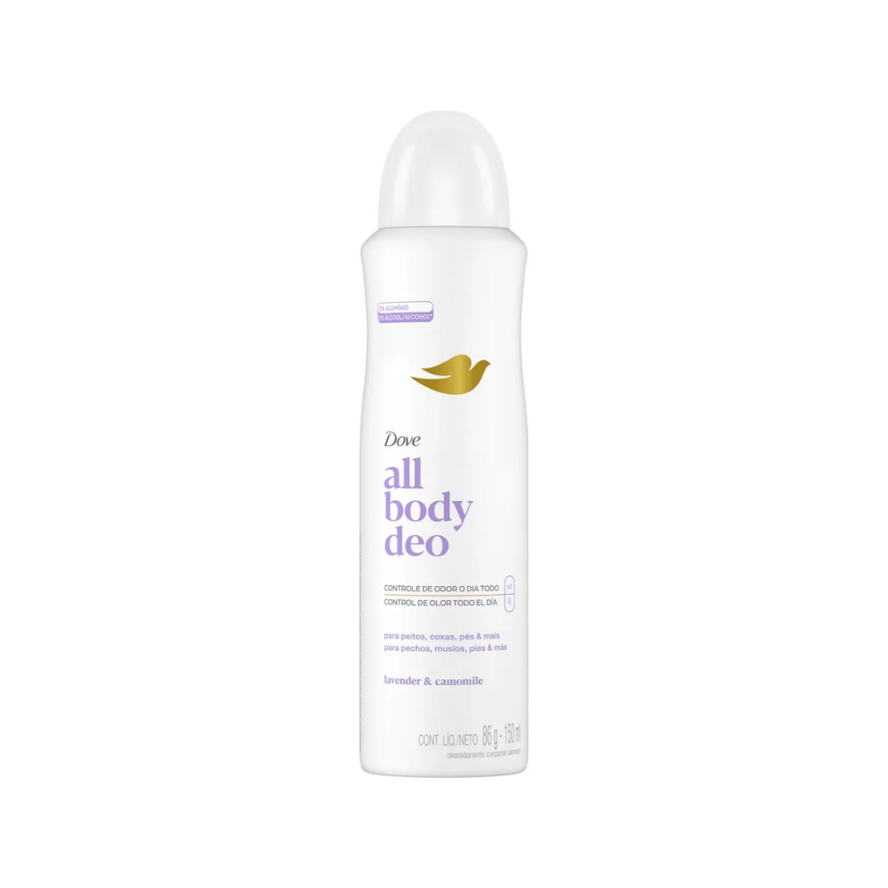 Desodorante Dove All Body Deo Lavender y Camomile 150 ml