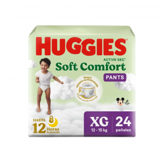 Pañal Huggies Soft Comfort Pants XG x 24 unidades
