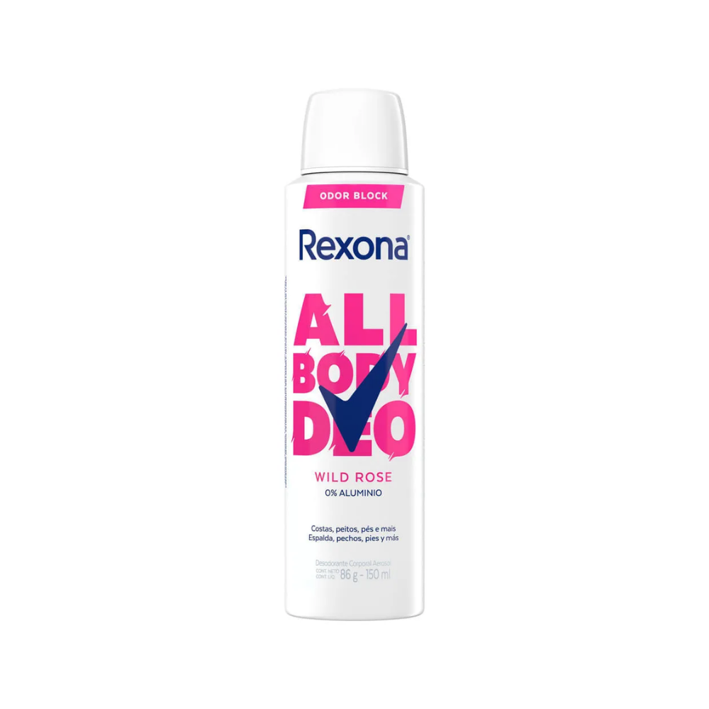 Desodorante Rexona Women All Body Deo Wild Rose 150 ml