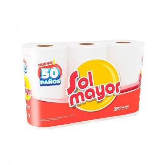 Rollo de Cocina Sol Mayor 3 x 50 paños