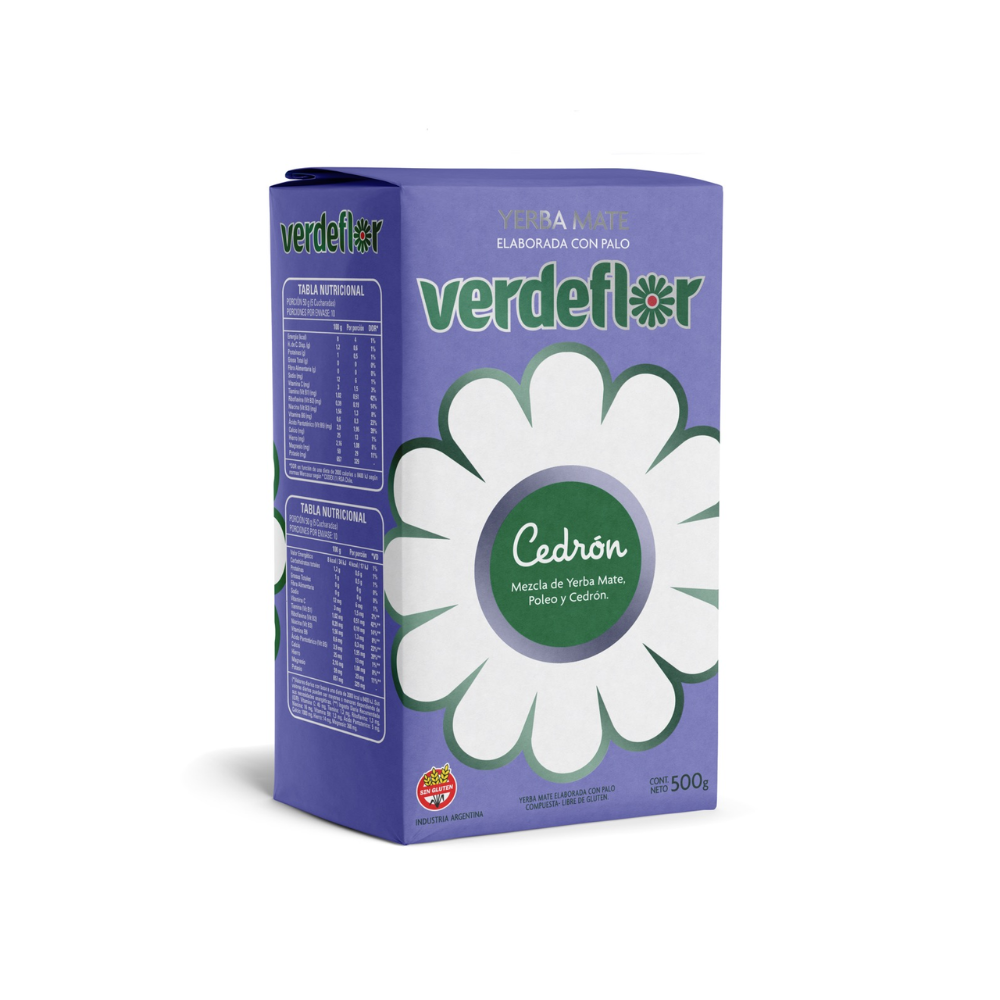 Yerba Verde Flor Cedrón 500 gr