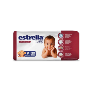 Pañal Estrella Premium Hiper P x 30 unidades