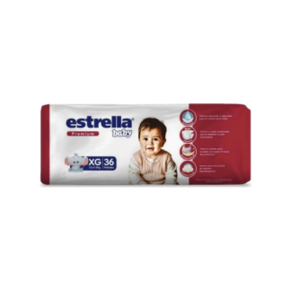 Pañal Estrella Premium Hiper XG x 36 unidades