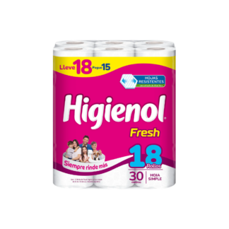 Papel Higiénico HS Fresh 18 x 30 mt