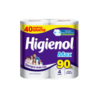 Papel Higiénico HS Max 4 x 90 mt
