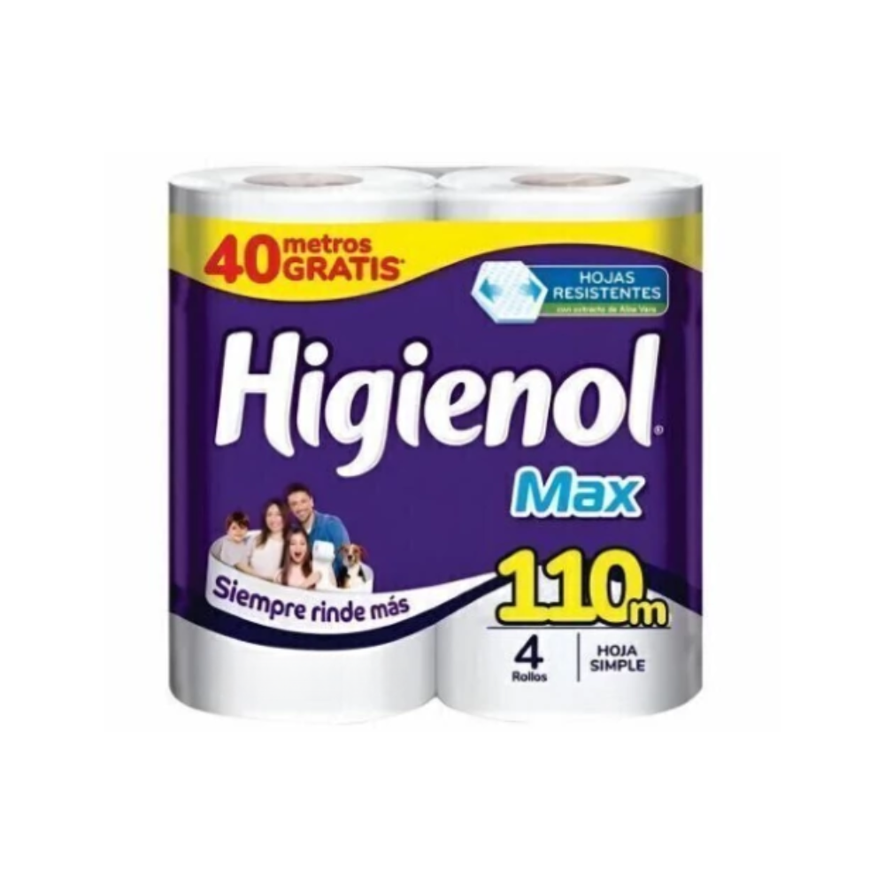 Papel Higienol HS Max 4 x 110 mt