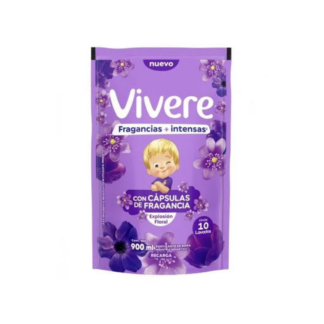 Suavizante Vivere Cápsulas de Fragancia Explosión Floral 900 ml