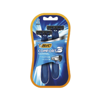 Máquina de Afeitar Bic Comfort 3 Blue 2 unidades