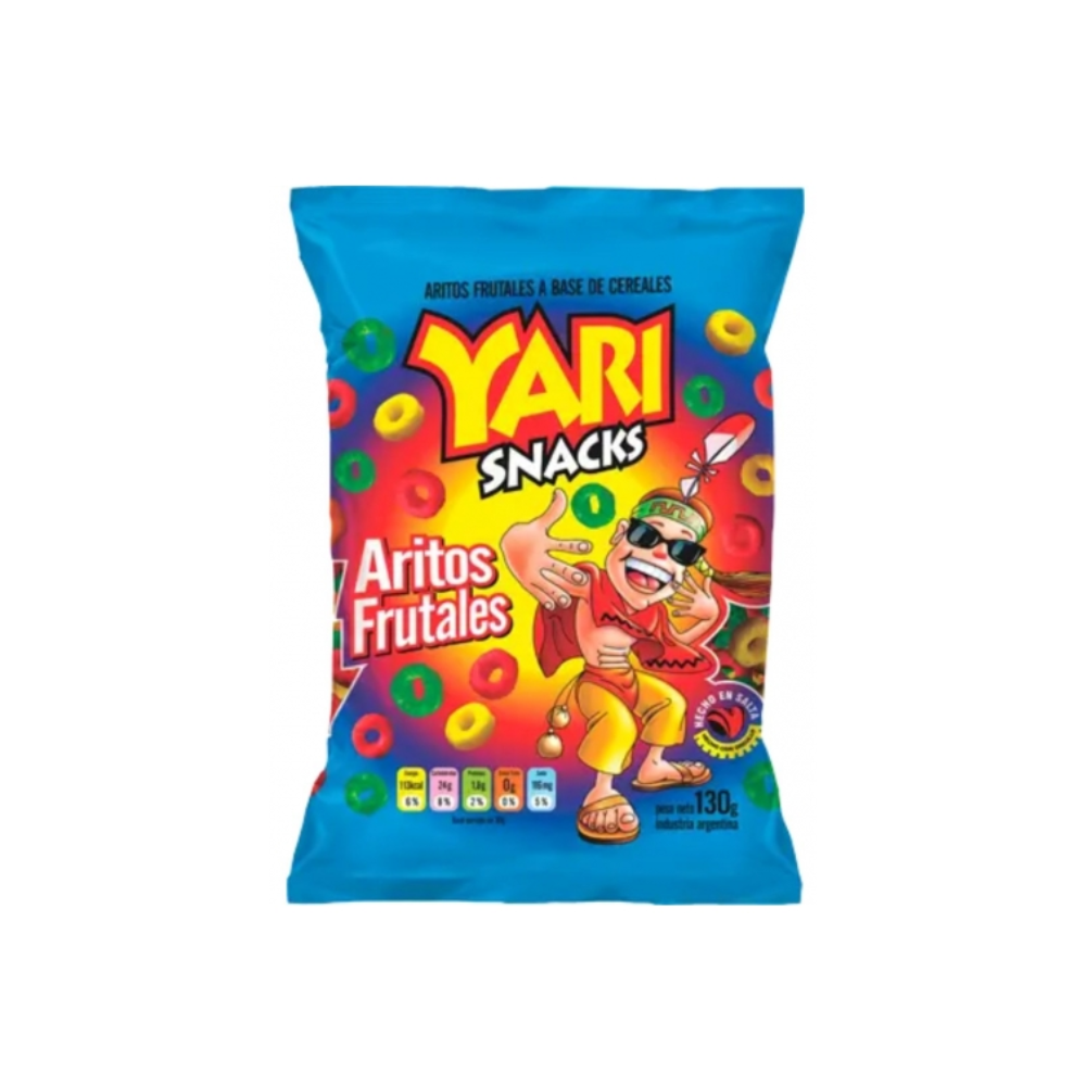 Cereales Yari Aritos Tutti Frutti 130 gr