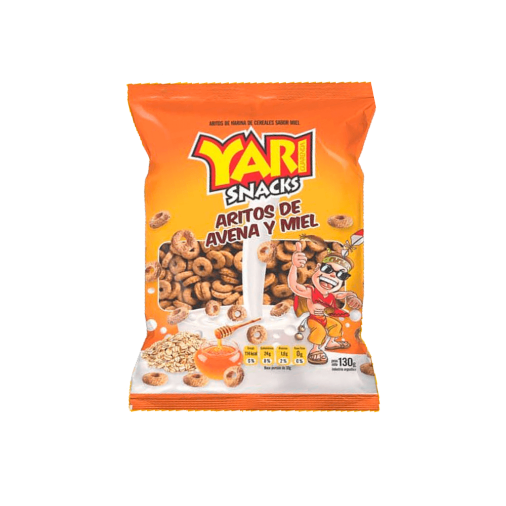 Cereales Yari Aritos con Avena y Miel 130 gr