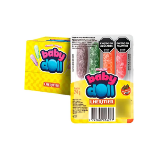 Chupetín Baby Doll Lollipop 12 x 4 unidades