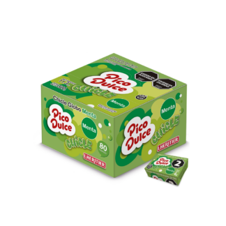 Chicle Pico Dulce Menta 320 gr (80 unidades)