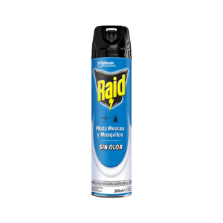 Insecticida Raid Moscas y Mosquitos Sin Olor 360 ml