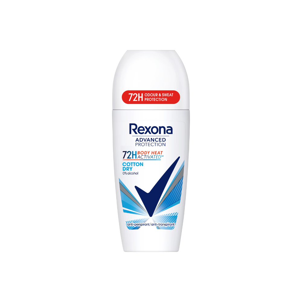 Desodorante Rexona Rollon Women Cotton Dry 72 hs 50 gr