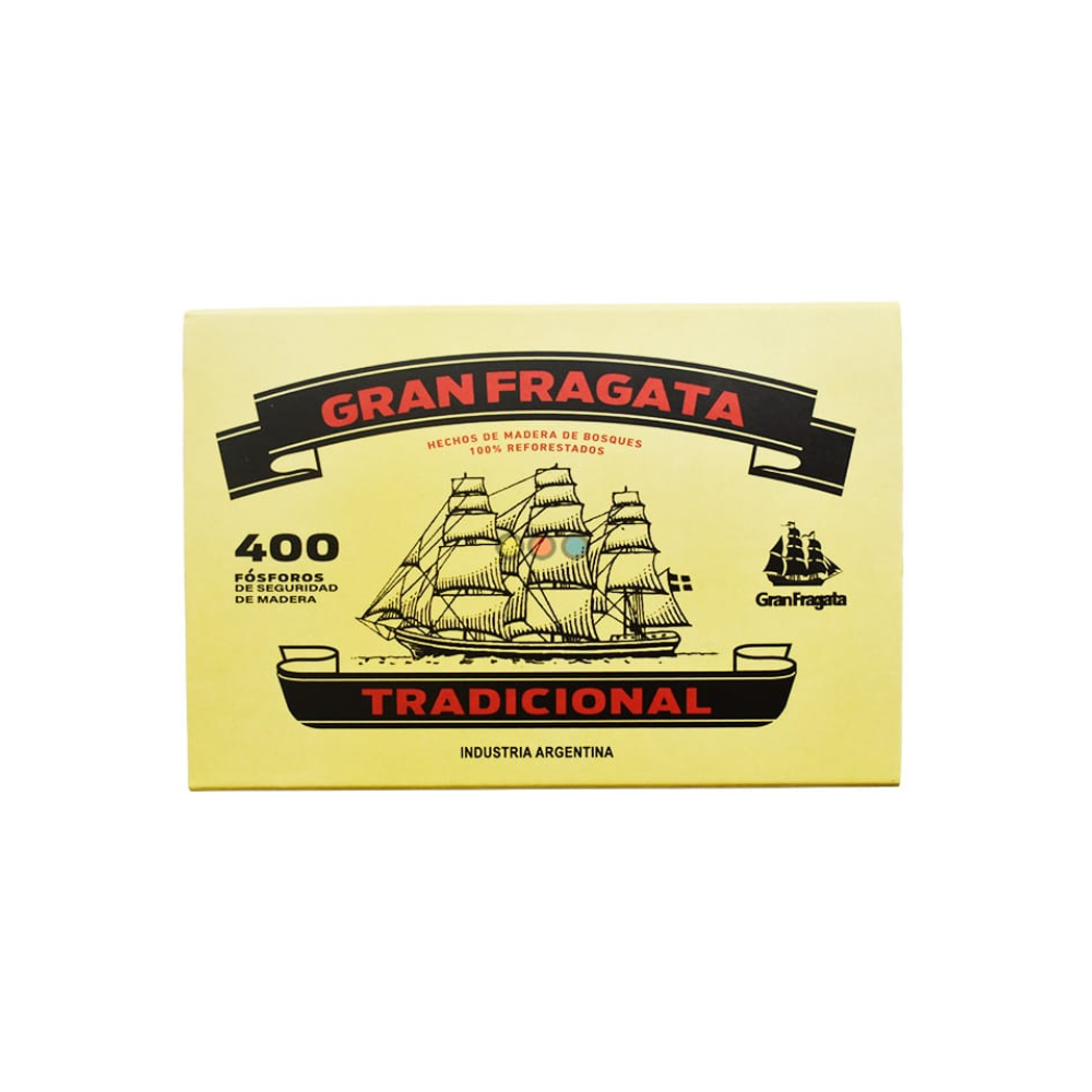 Fósforos Gran Fragata Tradicional 400 unidades