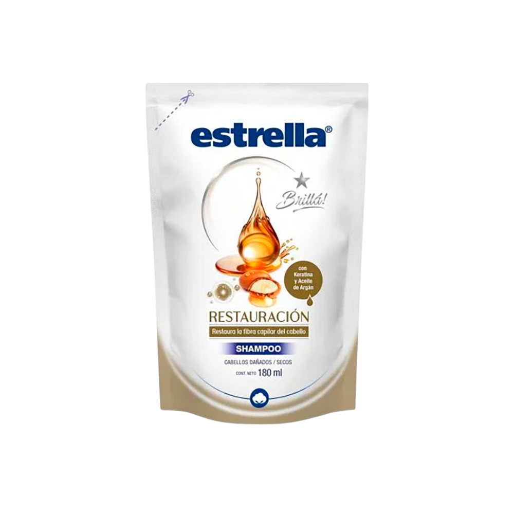 Shampoo Estrella Restauración 180 ml DP