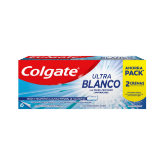 Crema Dental Colgate Ultra Blanqueadora 2 x 90 gr