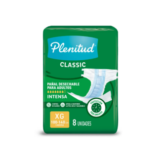 Pañal Plenitud Classic XG x 8 unidades