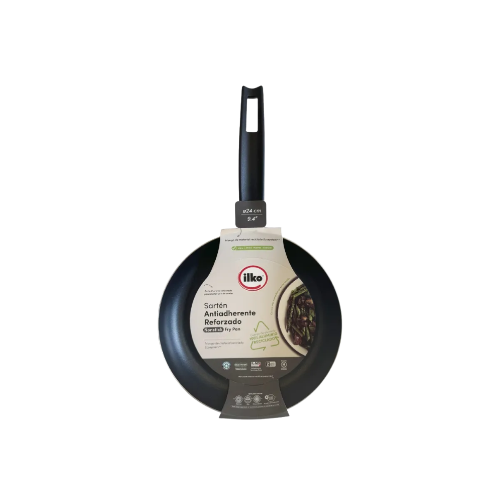 Ilko Sartén Antiadherente Nonstick con Tapa 14 cm
