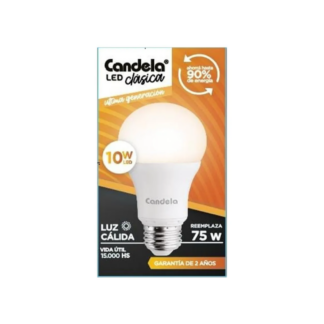 Lámpara LED Candela Luz Cálida 10 W