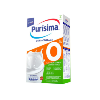 Leche en Polvo Purísima Deslactosada 400 gr