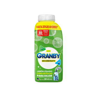 Jabón Líquido Granby para Diluir con Bicarbonato 500 ml