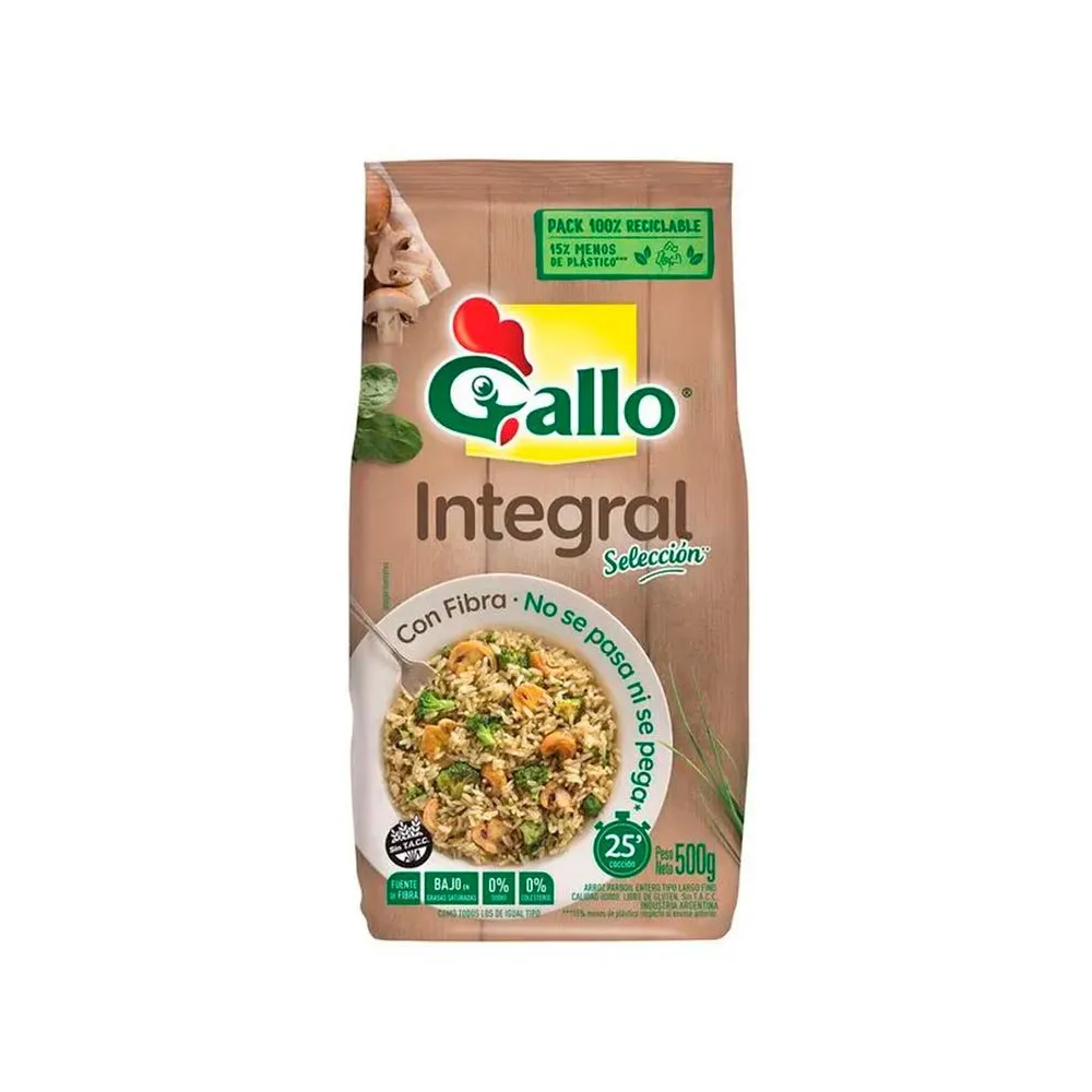Arroz Integral Gallo 500 gr