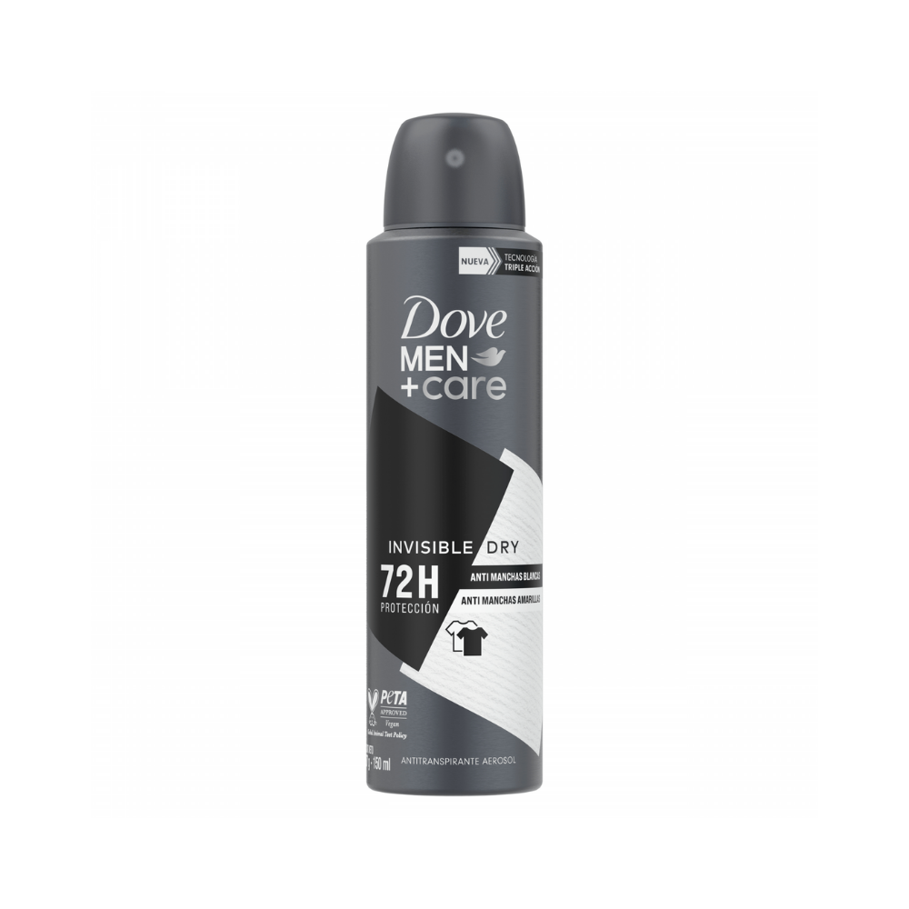 Desodorante Dove Men Invisible Dry 48 hs 150 ml