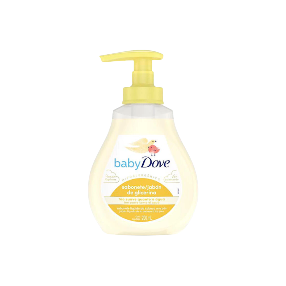 Jabón Líquido Dove Baby Hipoalergénico 200 ml