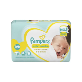 Pañal Pampers Premium Care RN x 36 unidades