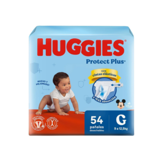 Pañal Huggies Protec Plus Ahorro G x 54 unidades
