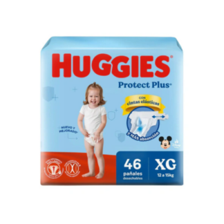 Pañal Huggies Protec Plus Ahorro XG x 46 unidades