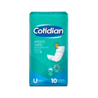 Apósitos Cotidian Largo Incontinencia Leve 10 unidades