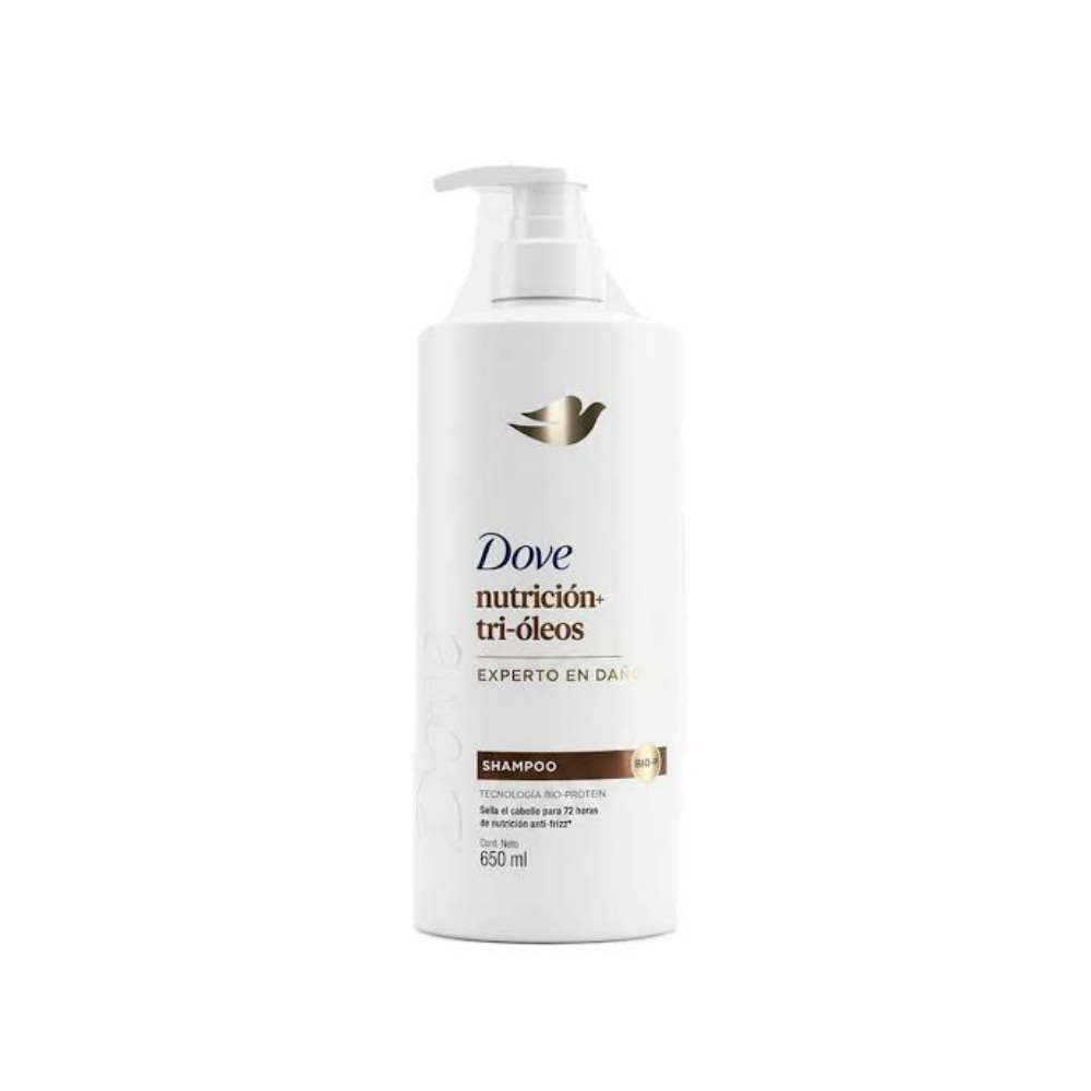 Shampoo Dove Nutrición Tri-Óleos 650 ml