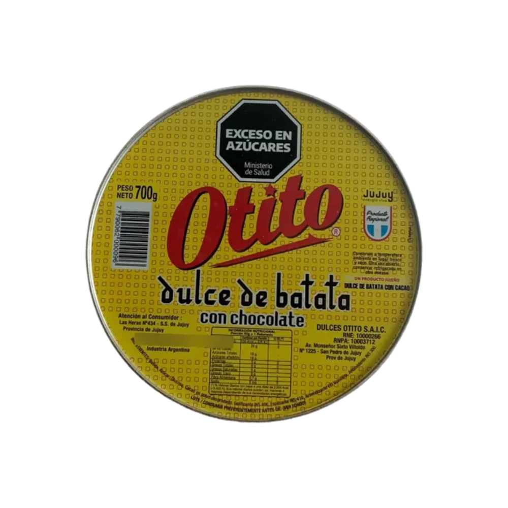 Dulce de Batata Otito Chocolate 700 gr